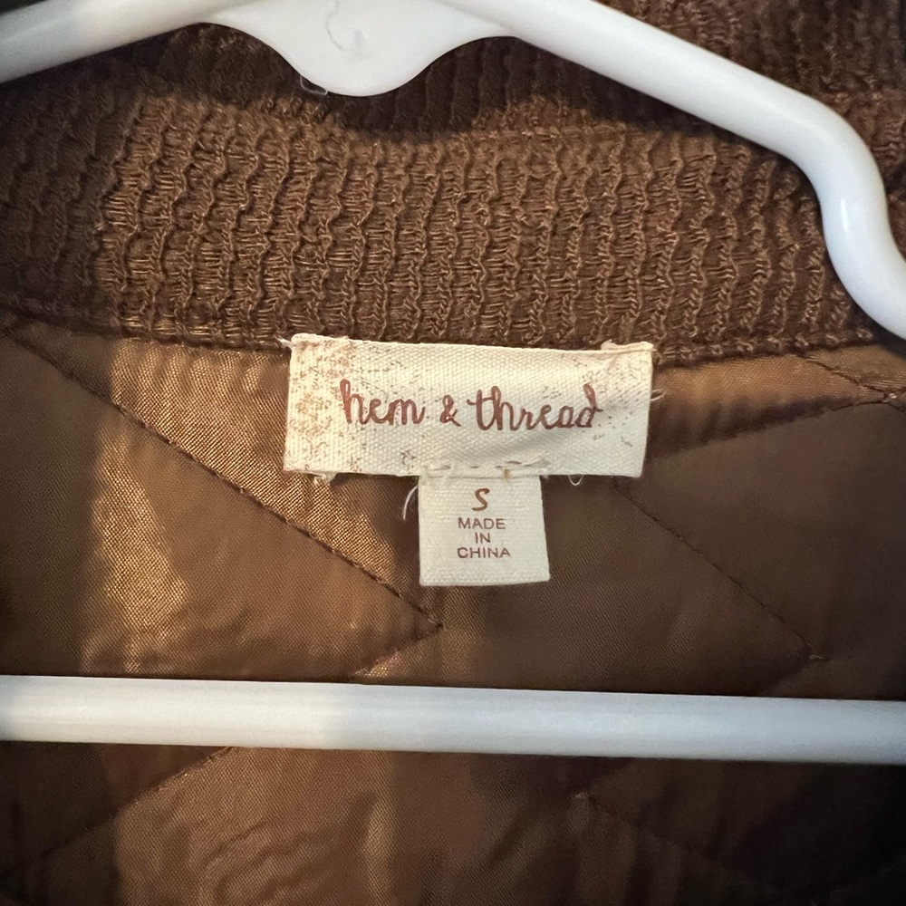 Velvet Hem & Thread Quilted Jacket - Picture 5 of 6